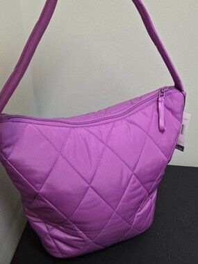 NWT VERA BRADLEY Quilted Shoulder Bag in Lavender Purple